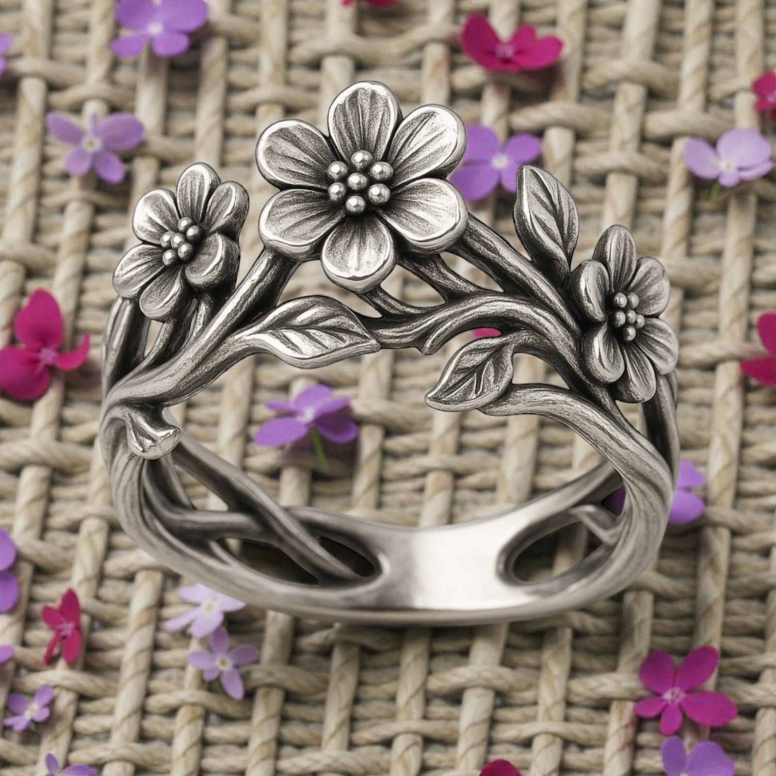 Wildflower Tiara Ring